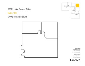 23101 Lake Center Dr, Lake Forest, CA à louer Plan d’étage– Image 1 sur 1