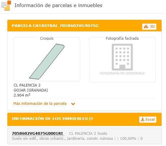 Terrain dans Gójar, Granada à vendre - Plan de site – Image 3 sur 3