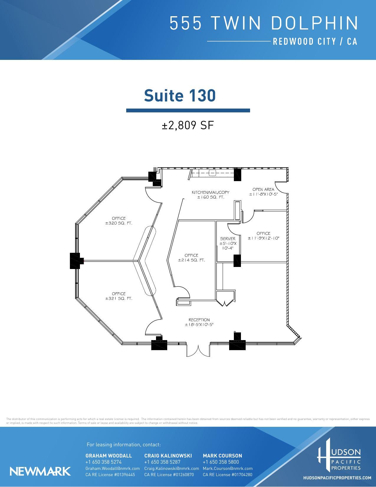 555 Twin Dolphin Dr, Redwood City, CA à louer Plan d’étage– Image 1 sur 1