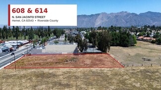 Plus de détails pour 614 N San Jacinto St, Hemet, CA - Terrain à vendre
