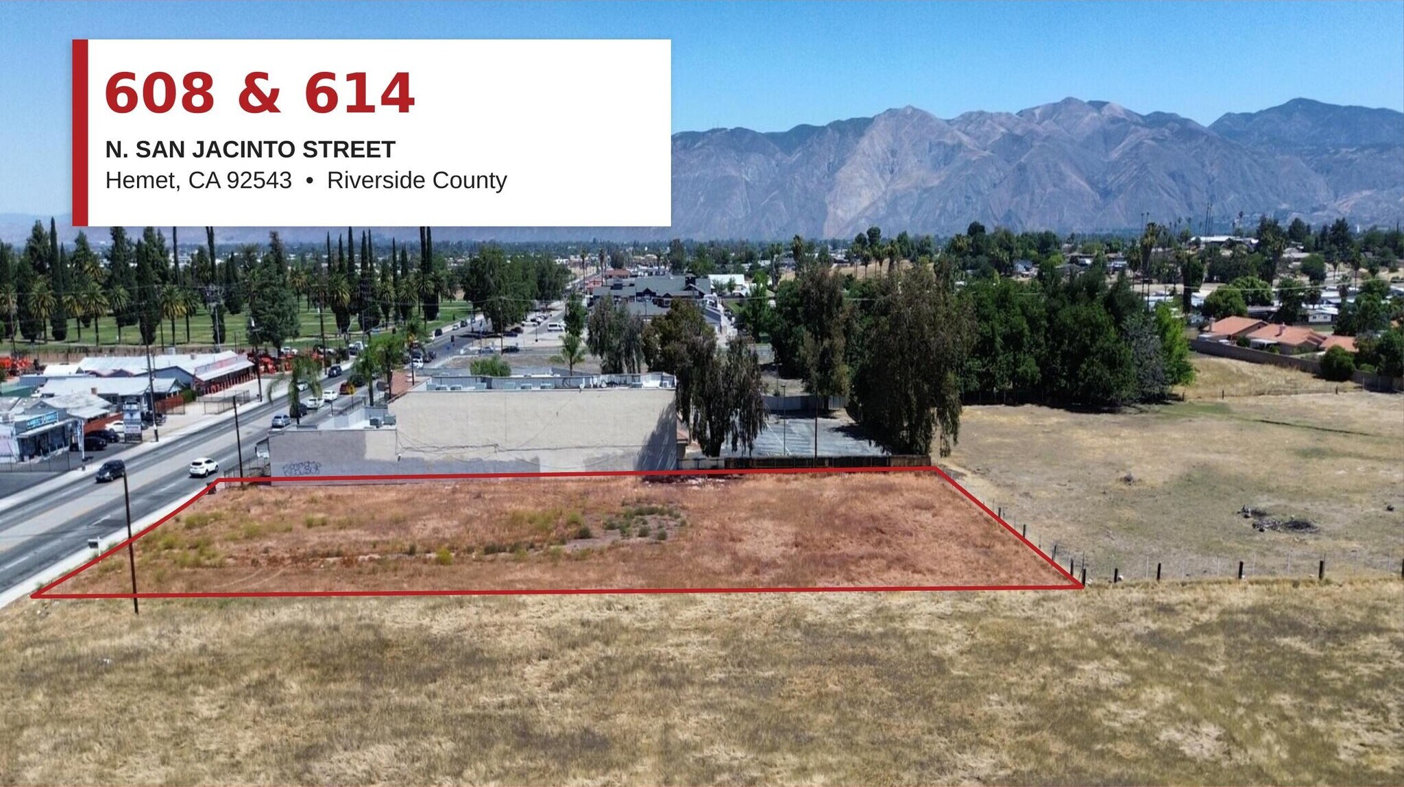 614 N San Jacinto St, Hemet, CA à vendre Photo de l’immeuble– Image 1 sur 12