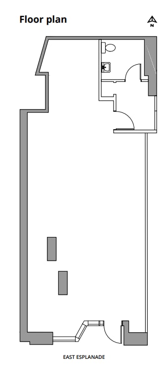 140-142 E Esplanade, North Vancouver, BC à louer Plan d’étage– Image 1 sur 1