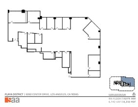 6100 Center Dr, Los Angeles, CA à louer Plan d’étage– Image 1 sur 1
