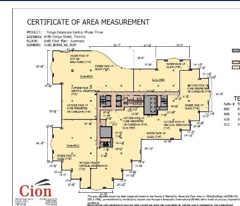 4100 Yonge St, Toronto, ON à louer Plan d’étage– Image 1 sur 1