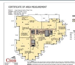 4100 Yonge St, Toronto, ON à louer Plan d’étage– Image 1 sur 1