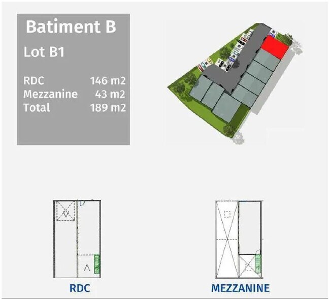 Local d'activités dans Mâcon à vendre - Plan d’étage – Image 3 sur 3