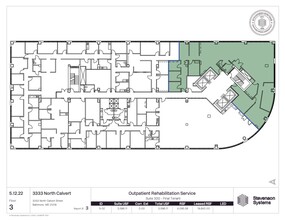 3333 N Calvert St, Baltimore, MD à louer Plan d’étage– Image 1 sur 1