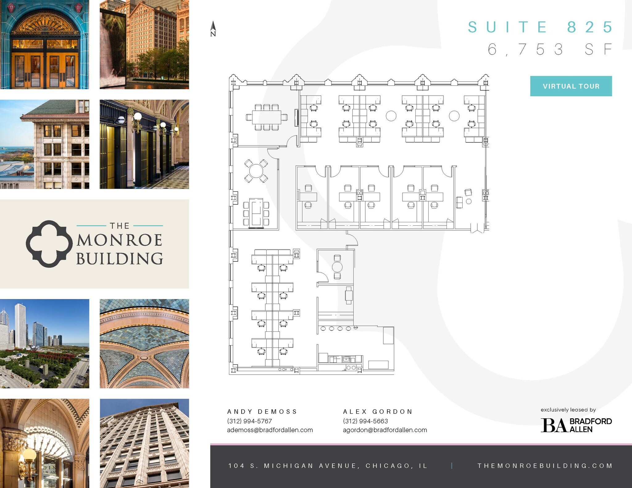 104 S Michigan Ave, Chicago, IL à louer Plan d’étage– Image 1 sur 5