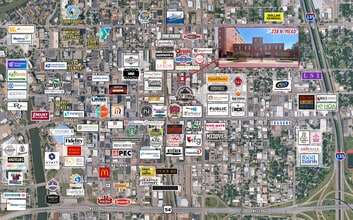 238 N Mead St, Wichita, KS - VUE AÉRIENNE  vue de carte
