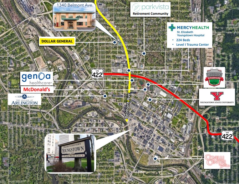 1340 Belmont Ave, Youngstown, OH à vendre - Photo de l’immeuble – Image 3 sur 3