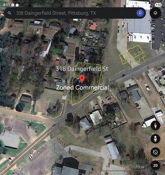 Plus de détails pour 318 Daingerfield St, Pittsburg, TX - Local d’activités à vendre