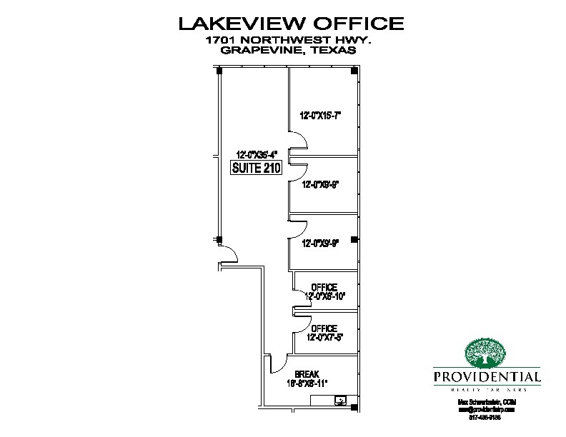 1705 W Northwest Hwy, Grapevine, TX à louer Plan d’étage– Image 1 sur 1