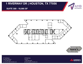 1 Riverway, Houston, TX à louer Plan d’étage– Image 1 sur 1