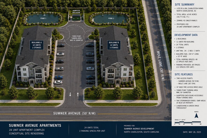 1628-1634 Sumner Ave, North Charleston, SC à vendre - Photo de l’immeuble – Image 1 sur 8
