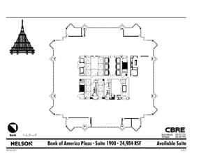 600 Peachtree St NE, Atlanta, GA à louer Plan d’étage– Image 1 sur 1