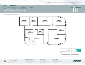 2150 River Plaza Dr, Sacramento, CA à louer Plan d’étage– Image 1 sur 1