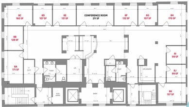 123 E Main St, Charlottesville, VA à louer Plan d’étage– Image 1 sur 1
