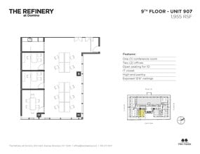 300 Kent Ave, Brooklyn, NY à louer Plan d’étage– Image 2 sur 7