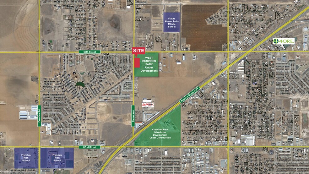 66th St, Lubbock, TX à vendre - Aérien – Image 3 sur 3