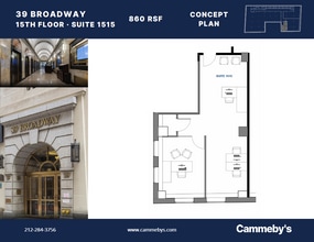 39 Broadway, New York, NY à louer Plan d’étage– Image 1 sur 1
