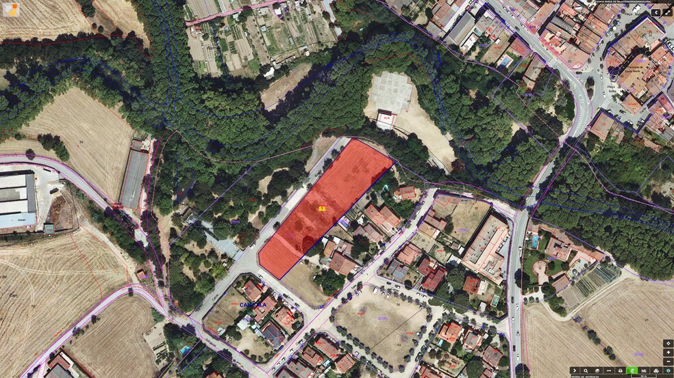 Terrain dans Santa Maria de Palautordera, Barcelona à vendre - Plan cadastral – Image 2 sur 3