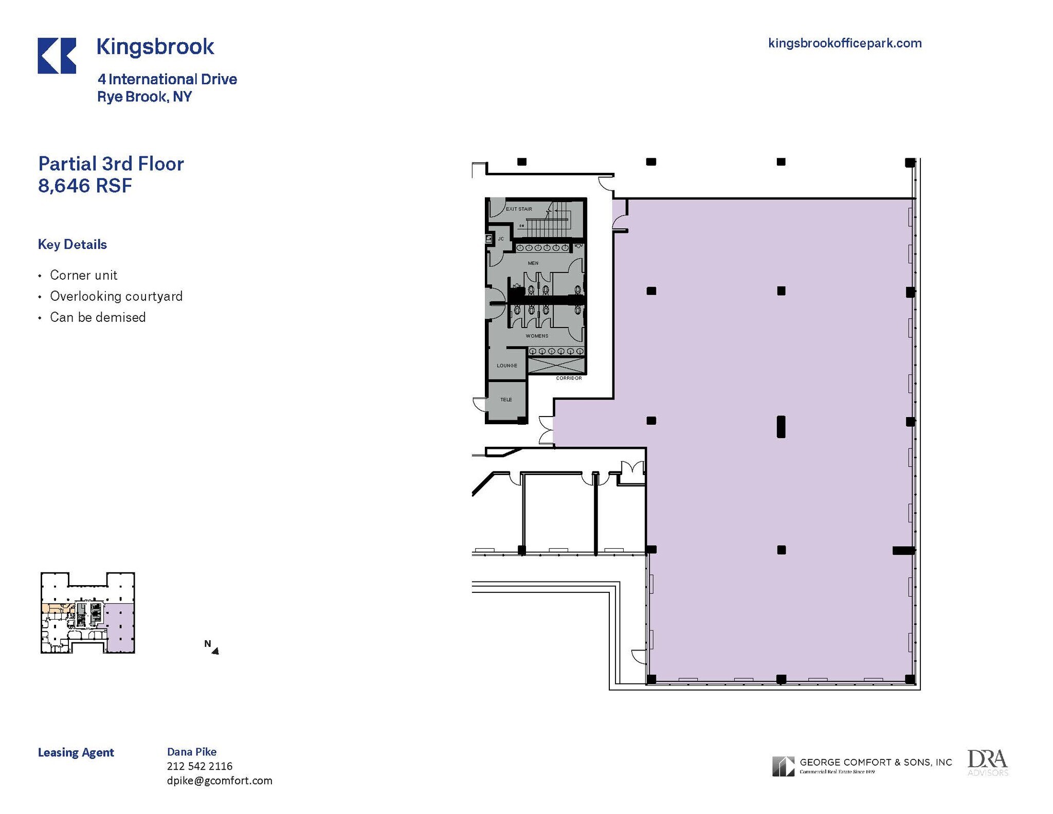 5 International Dr, Rye Brook, NY à louer Plan d’étage– Image 1 sur 1