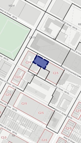 540-548 W 53rd St, New York, NY à louer - Plan cadastral – Image 2 sur 4