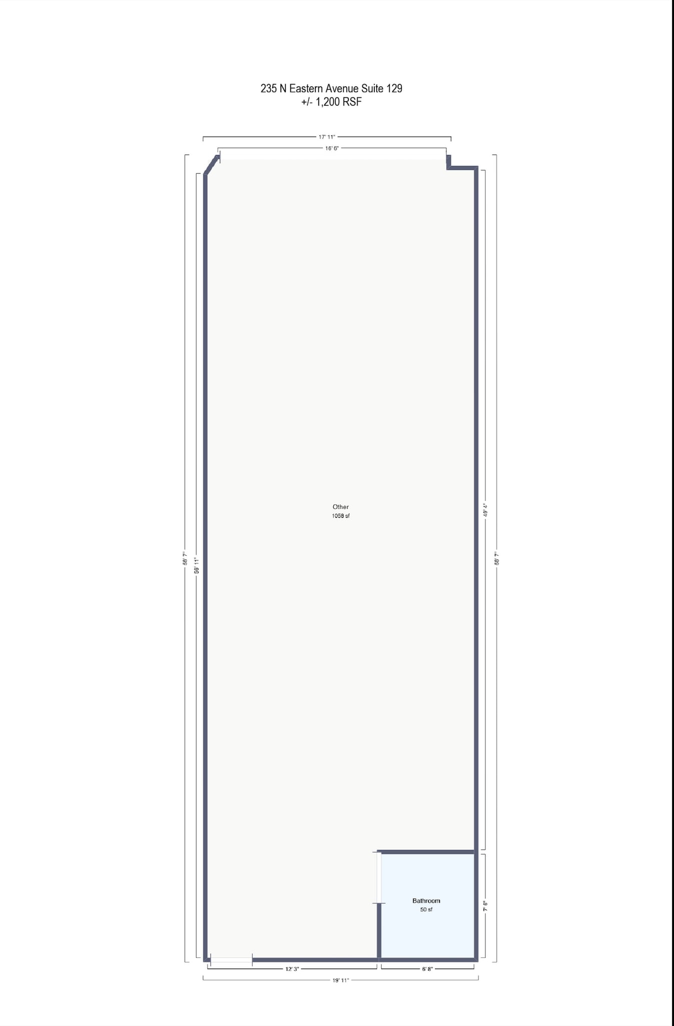 Eastern, Las Vegas, NV à louer Plan d’étage– Image 1 sur 1