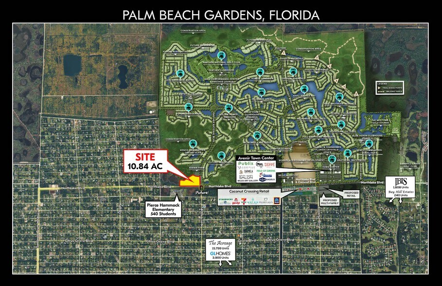 Northlake Blvd, Palm Beach Gardens, FL à louer - Photo de l’immeuble – Image 1 sur 3