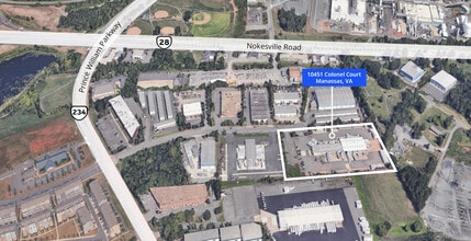 10451 Colonel Ct, Manassas Park, VA - VUE AÉRIENNE vue de carte