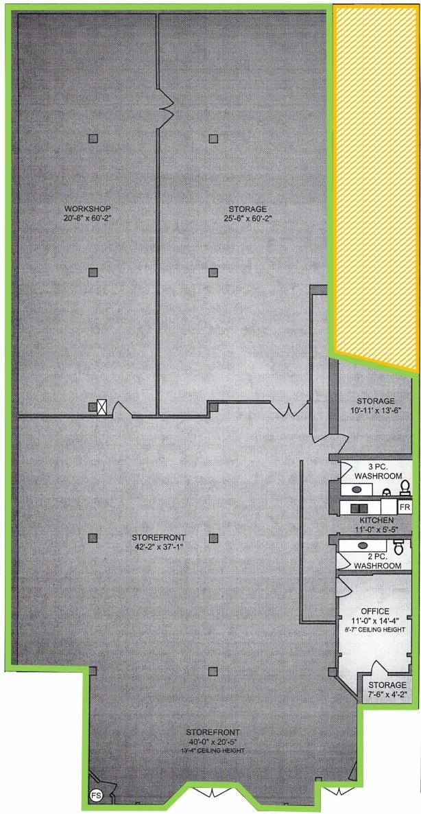 860 Yates St, Victoria, BC à louer Plan d’étage– Image 1 sur 1