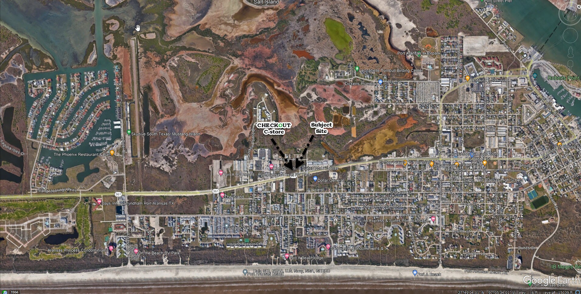 1960 State Hwy 361 hwy, Port Aransas, TX à vendre Aérien– Image 1 sur 7
