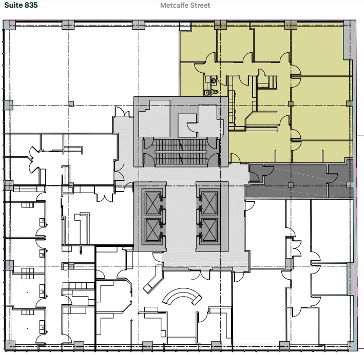 2055 Rue Peel, Montréal, QC à louer Plan d’étage– Image 1 sur 1