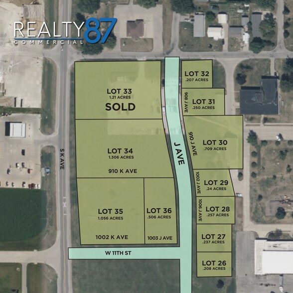 910 K Avenue, Vinton, IA à vendre - Plan cadastral – Image 2 sur 2