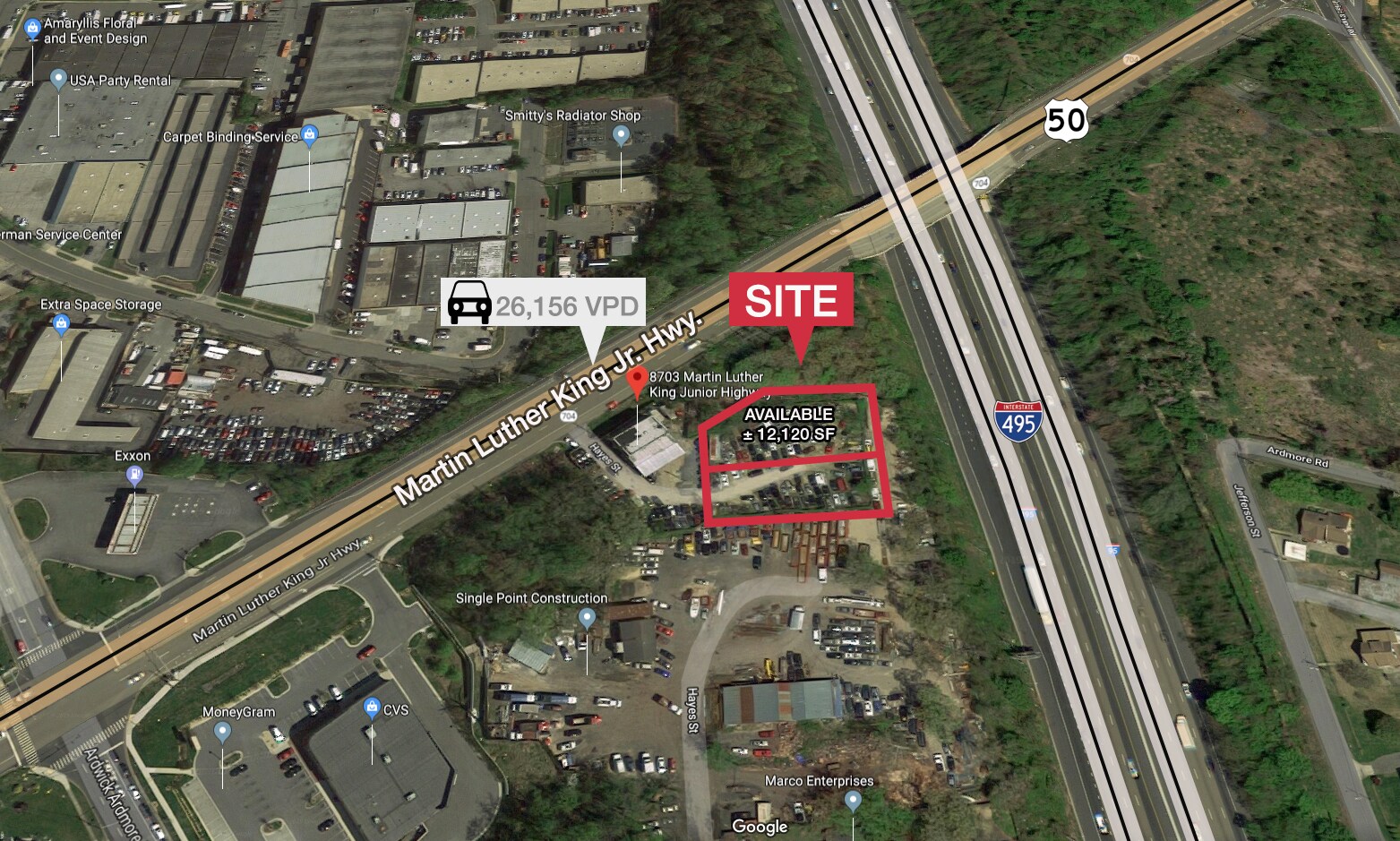 8703 Martin Luther King Jr Hwy, Lanham, MD à louer Photo de l’immeuble– Image 1 sur 3
