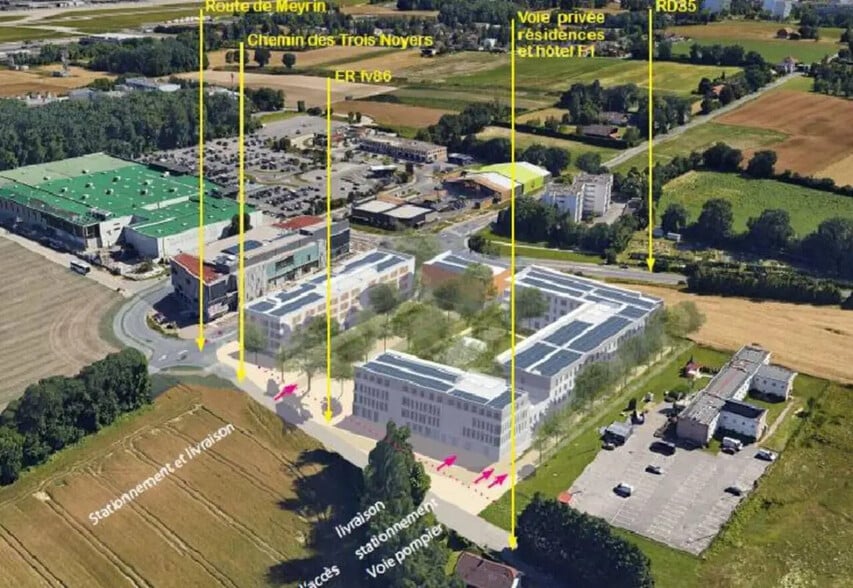 Local commercial dans Ferney-Voltaire à louer - Plan d’étage – Image 3 sur 6