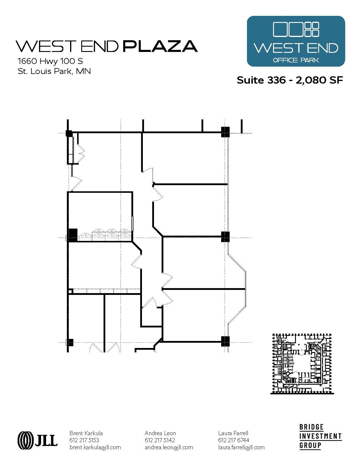 1665 Utica Ave S, Saint Louis Park, MN à louer Plan d’étage– Image 1 sur 1