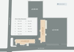 5400 Marshall St, Arvada, CO à louer Plan de site– Image 1 sur 2