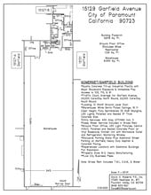15131 Garfield Ave, Paramount, CA à louer Plan de site– Image 1 sur 10