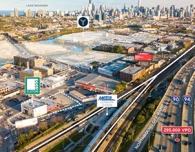 1940-1952 N Elston Ave, Chicago, IL - VUE AÉRIENNE vue de carte - Image1