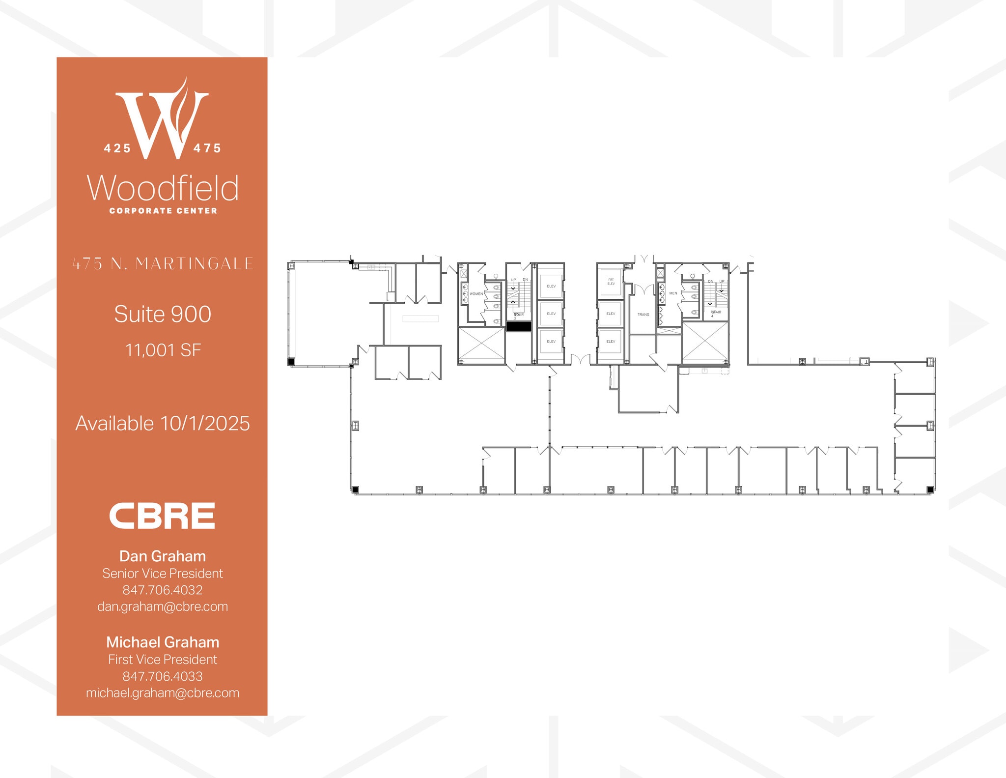 425 N Martingale Rd, Schaumburg, IL à louer Plan d’étage– Image 1 sur 2