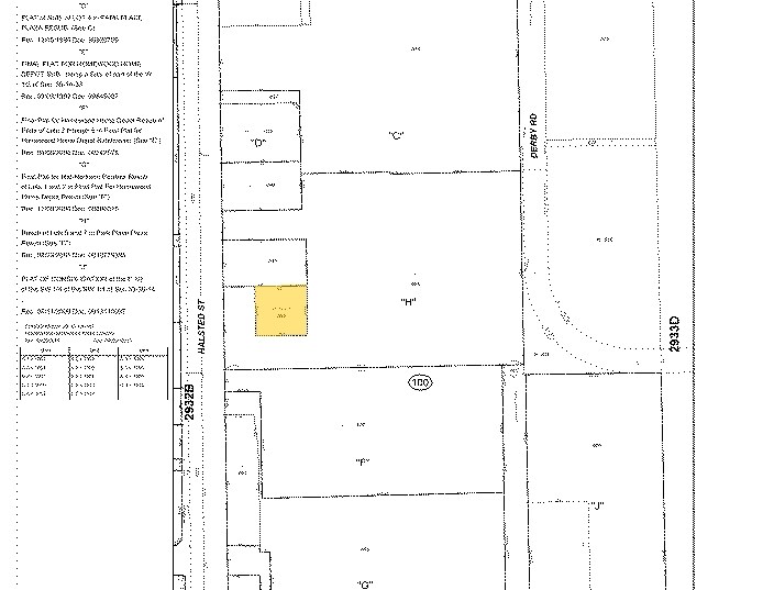 17627-1731 Halsted St, Homewood, IL à vendre - Plan cadastral – Image 2 sur 7