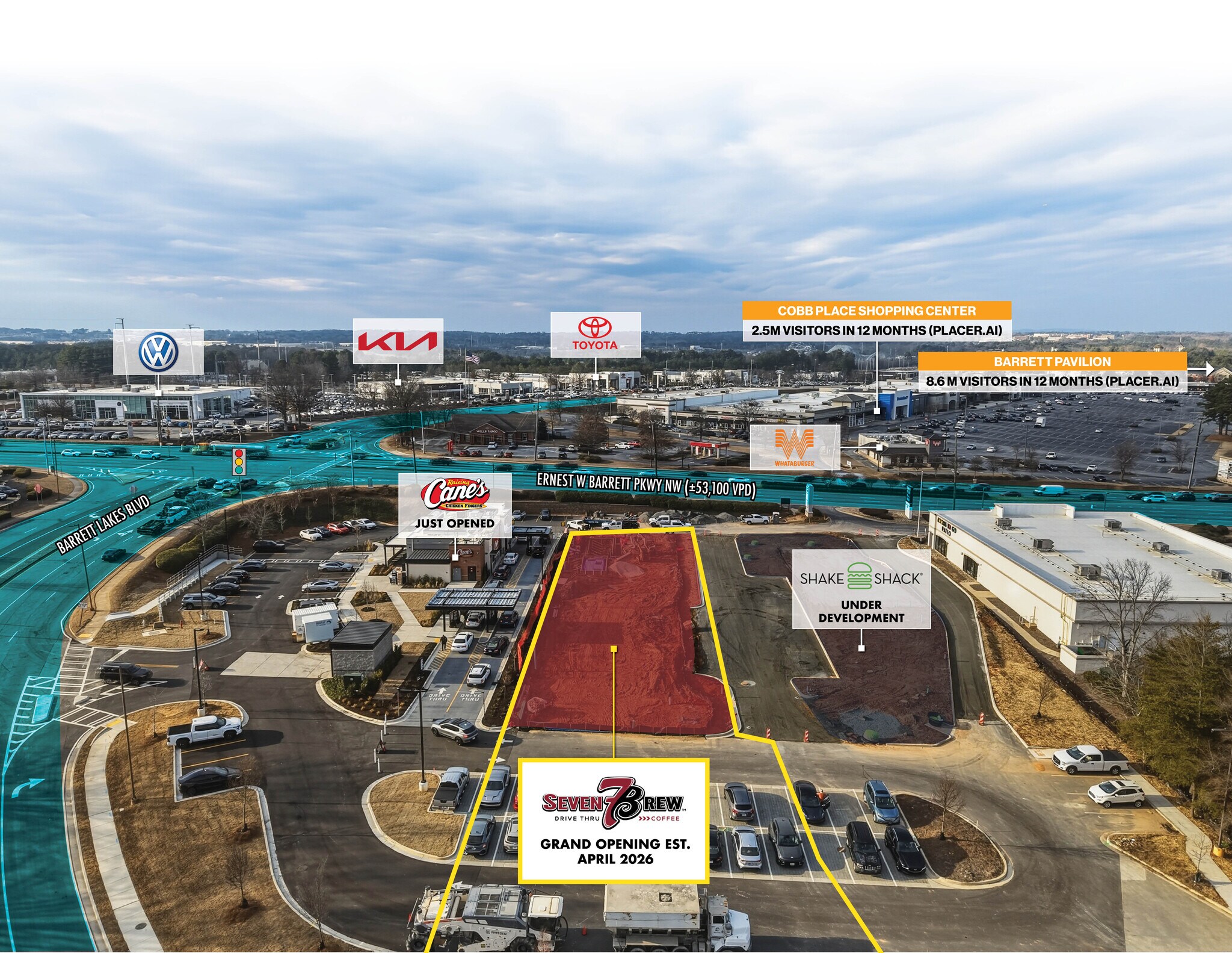 853 Ernest W Barrett Pky NW, Kennesaw, GA à vendre Photo principale– Image 1 sur 10