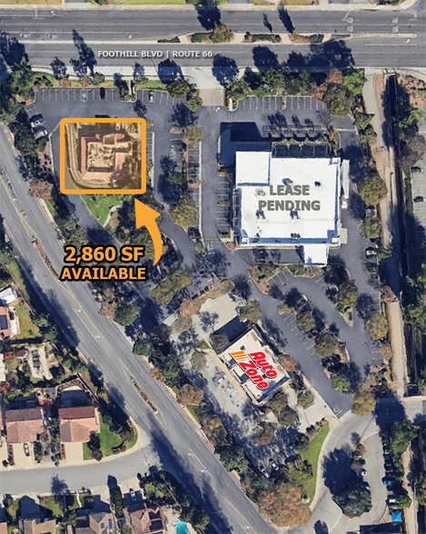 1410 Foothill Blvd, La Verne, CA à louer - Aérien – Image 3 sur 5
