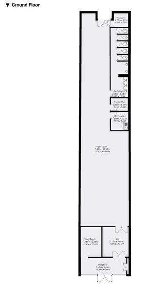 303 Holloway Rd, Londres à louer - Plan d’étage – Image 2 sur 2
