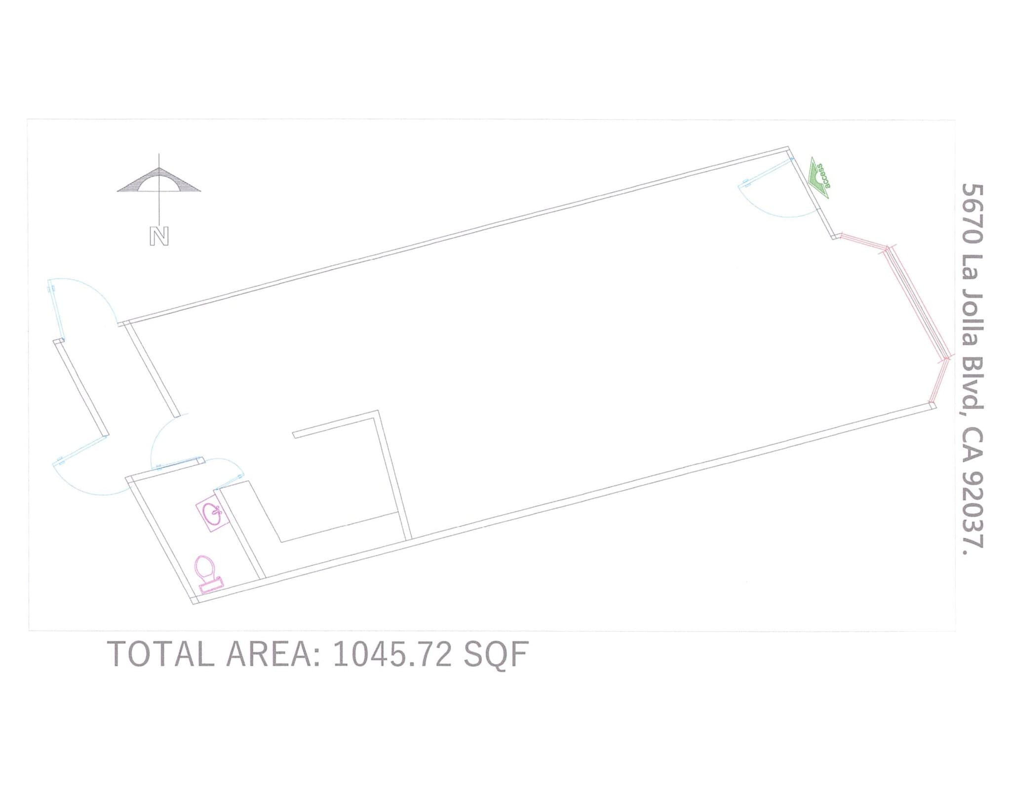 5670 La Jolla Blvd, La Jolla, CA à louer Plan de site– Image 1 sur 1