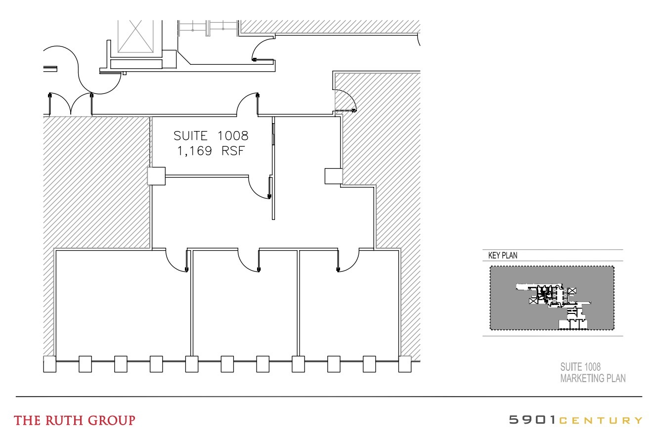 5901 W Century Blvd, Los Angeles, CA à louer Plan d’étage– Image 1 sur 1