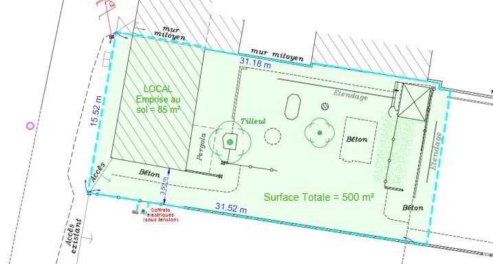 Bureau dans Salon-de-Provence à louer - Plan d’étage – Image 3 sur 3