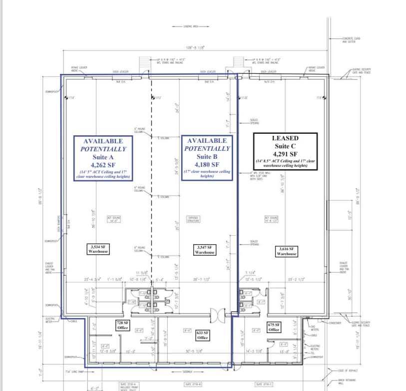 3716 Alliance Dr, Greensboro, NC à louer Plan d’étage– Image 1 sur 3