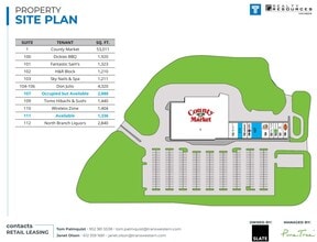 5418-5466 St Croix Trl, North Branch, MN à louer Plan de site– Image 1 sur 1